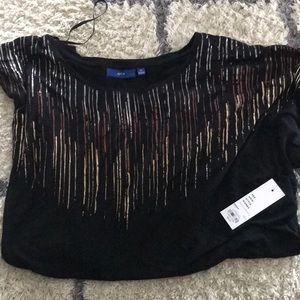 Beautiful black and gold top